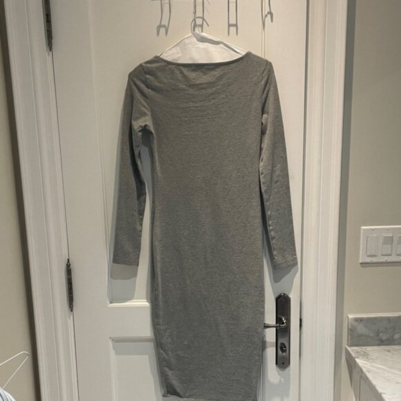 Bundle of Three Shein Long Sleeve Dresses in Gray and Red - Picture 4 of 6